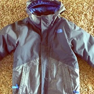 North Face double layer winter jacket